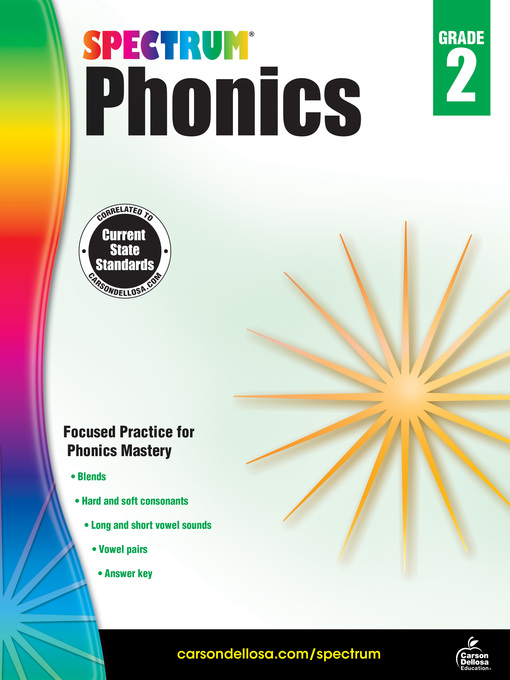 Title details for Spectrum Phonics, Grade 2 by Spectrum - Available